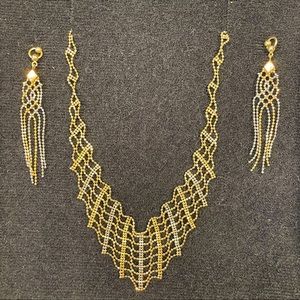 Necklace and earrings